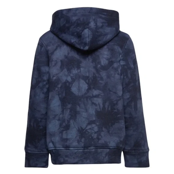ABERCROMBIE KIDS • Dark Blue Tie Dye Hoodie Sweatshirt - Picture 4 of 5